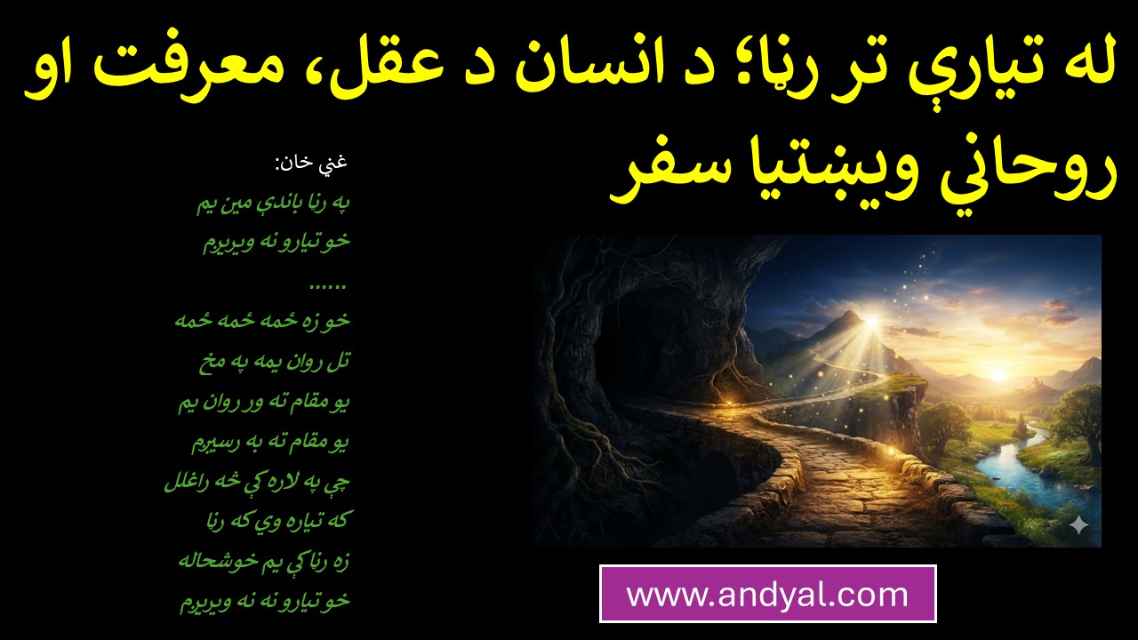 له تیارې تر رڼا؛ د انسان د عقل، معرفت او روحاني ویښتیا سفر